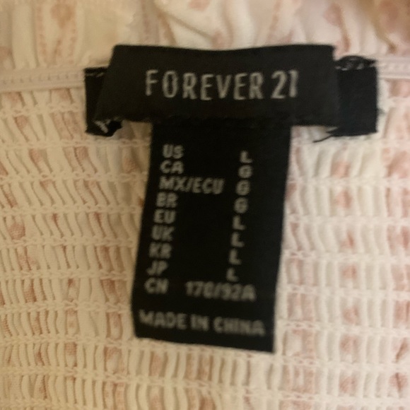 Forever 21 Patterned Crop Top - Picture 2 of 3